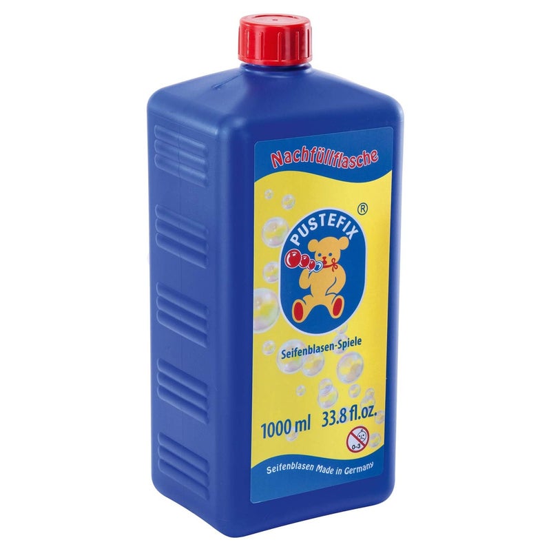 PUSTEFIX 33.8 oz Refill Bottle of Pustefix Liquid Bubble Blowing Soap Solution, 1000ml - Image 1